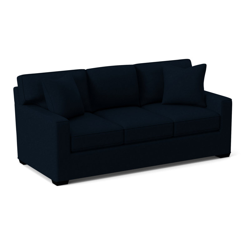 Gramercy Park Sofa, Black Finish, Black Buffalo Check; 0120-81