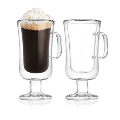 Irish Coffee Double Walled Mug 9oz Set