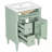 Bathroom Vanity with Sink, 2 Drawers and Door Shelves-1108364457