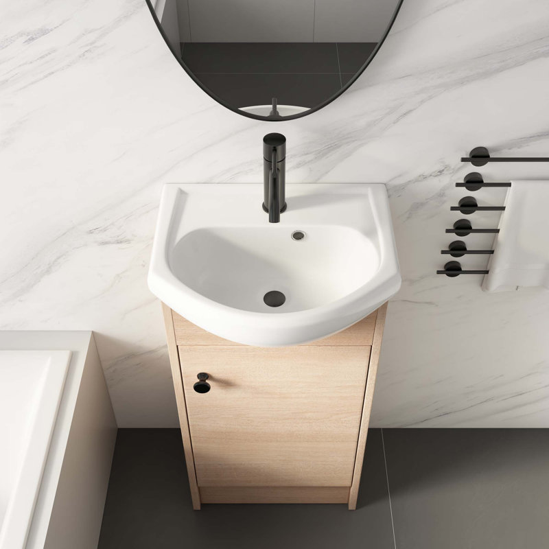 Freestanding 18"Bathroom Vanity With Sink