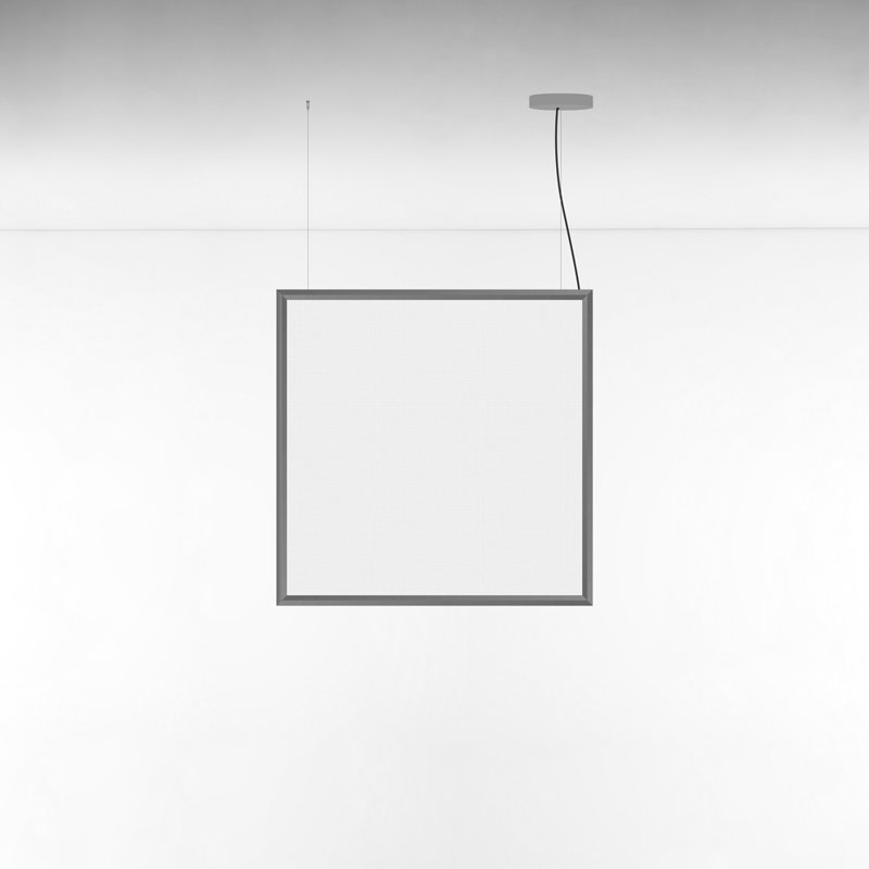 Discovery Space Polished Aluminum LED Linear Pendant Light
