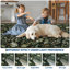 Tapis lavable antidérapant Farmhouse Floral