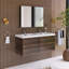 Meuble-lavabo double avec plateau en résine 47,05 po Reggina-1540794853