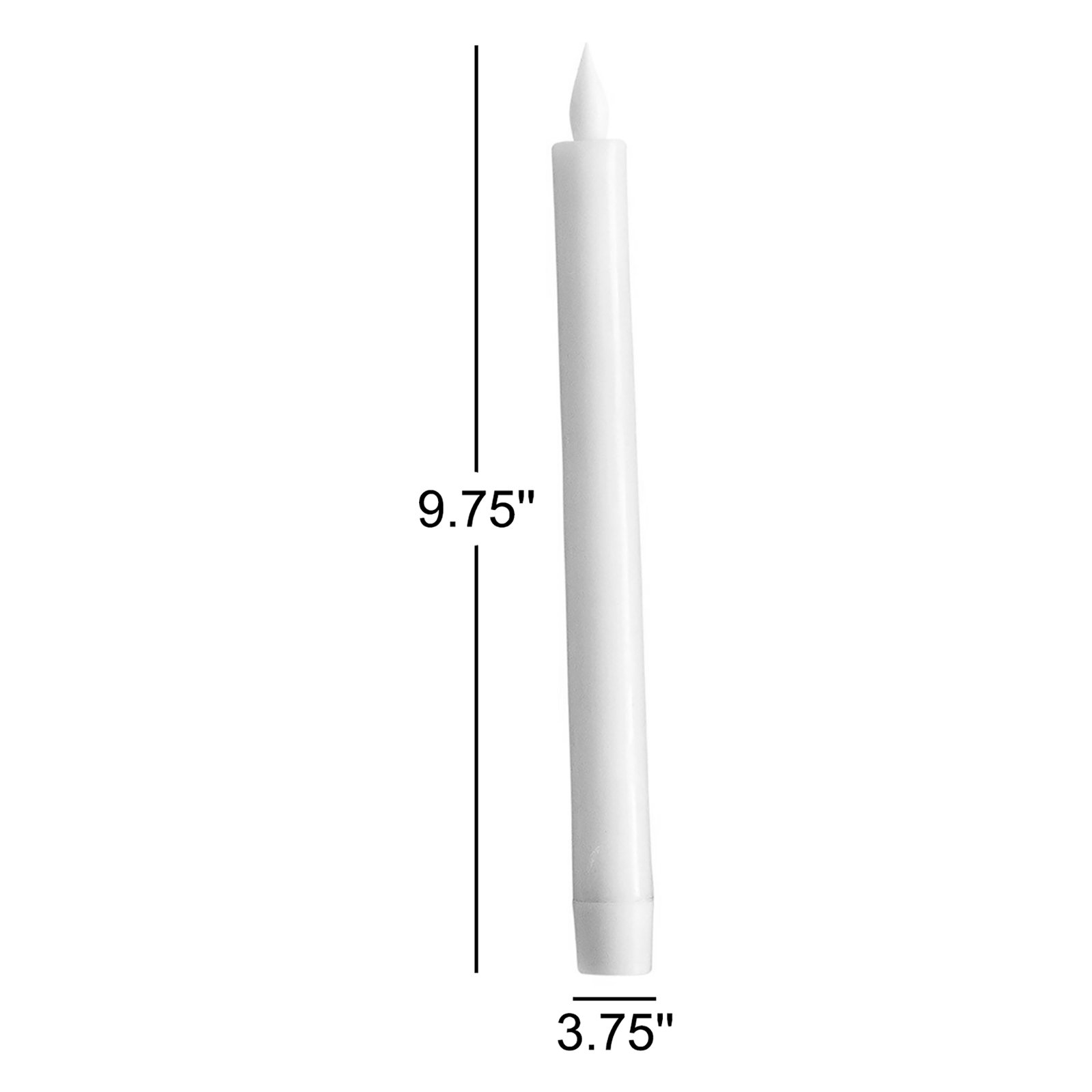 Unscented Flameless Taper Candle