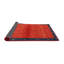 Tapis de zone rouge/bleu contemporaine-2113659185