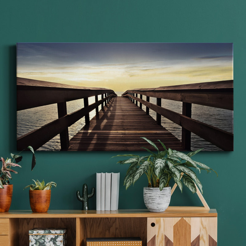 " Naples Cove ", 8" H x 16" W x 1" D