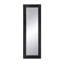 Miroir pleine grandeur 29,5 x 4,7 x 90,6 po, miroir de plancher noir