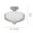 Hier Glass Semi Flush Mount-994872875