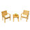 Giva Outdoor 3 - Piece Teak Bistro Set
