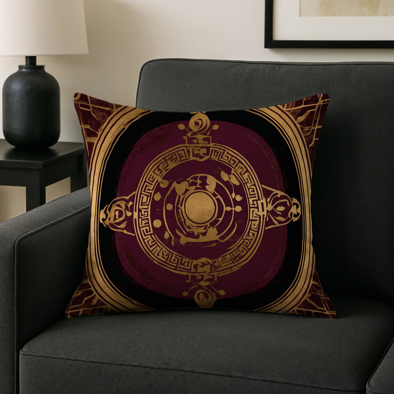 Gilded Paragon Indoor And Outdoor Throw Pillow, Square 20"