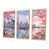 Toile naturelle avec cadre flottant