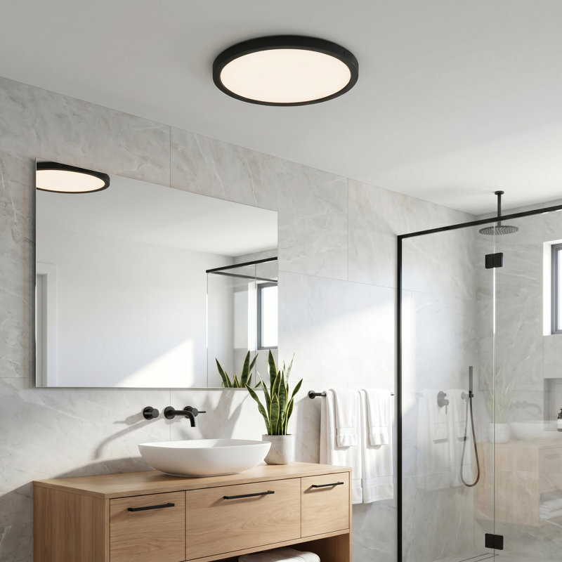 Plafonnier encastré 1 lumière DEL Outskirt, H 1 po x l 20 po x P 20 po