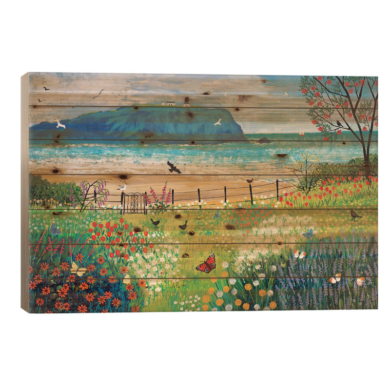 Jardin au bord de la mer, L 40 po x H 26 po