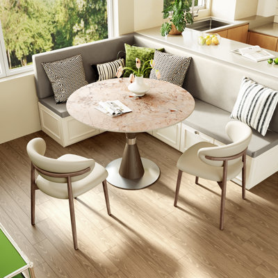 Ensemble de table de salle à manger et de chaises 39 "/ 43" pour 2 à 4 personnes, coin-repas