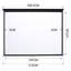 Inbox Zero Outdoor Manual Projector Screen Projector Screen-2099095411