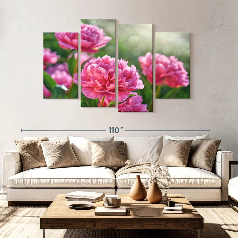 Harnek Sunlit Pink Peonies