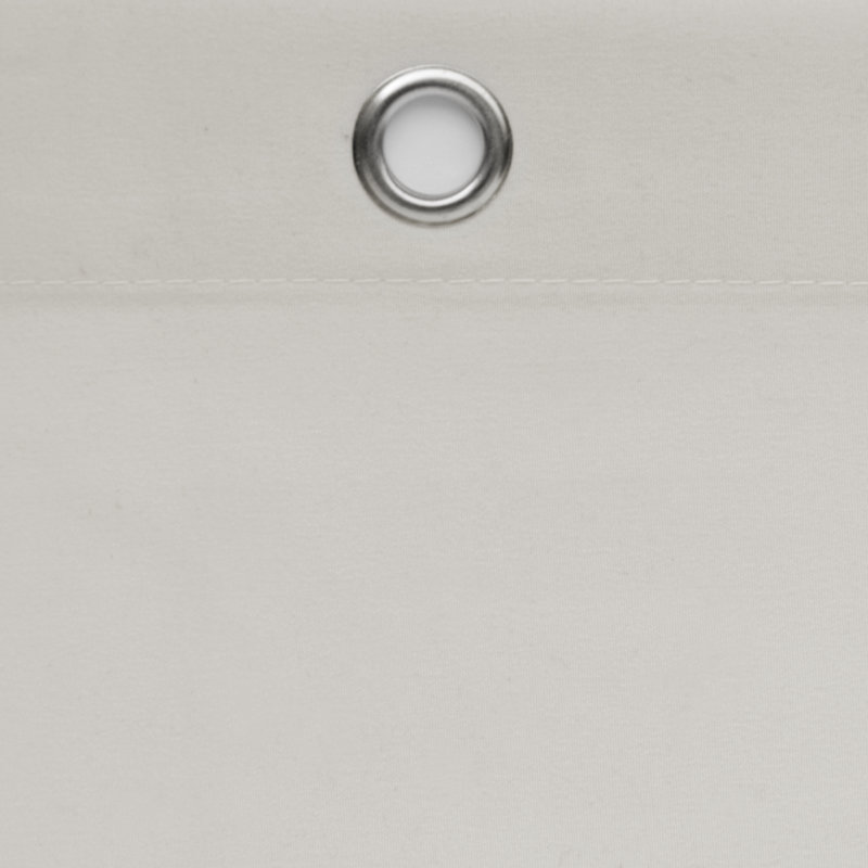 Rideau de douche simple en tissu hydrofuge, OS