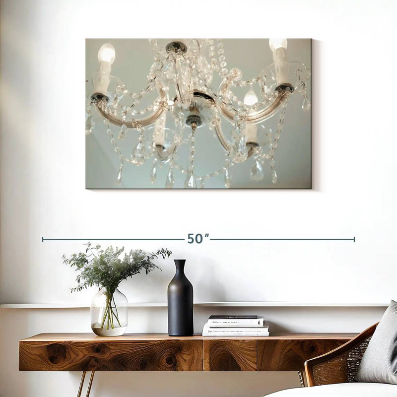 Lustre blanc de luxe Kerner, H 24 po x l 36 po
