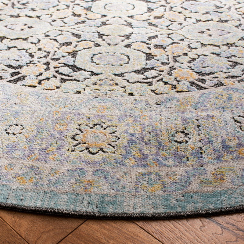 Younes Provance Performance Oriental Rug, Round 6'7"