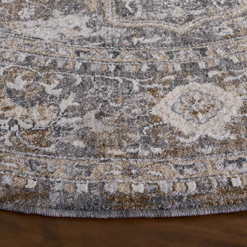 Finley 308 Performance Oriental Rug, Round 6'7"
