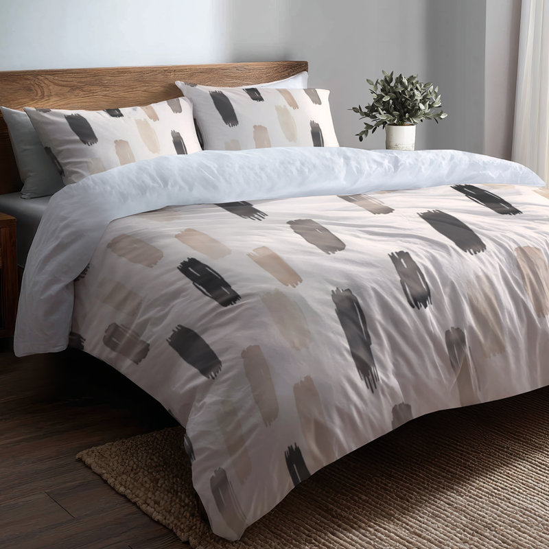 Ensemble de housse de couette Modern, Housse de couette grand et 2 taies décoratives