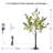 60'' Faux Eucalyptus Tree in Freestanding
