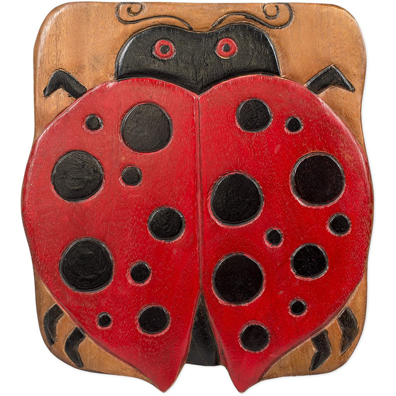 Overkamp Brown/Red Animals Step Stool