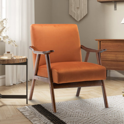 Gabar 75Cm Wide Classic Mid-Century Modern Armchair