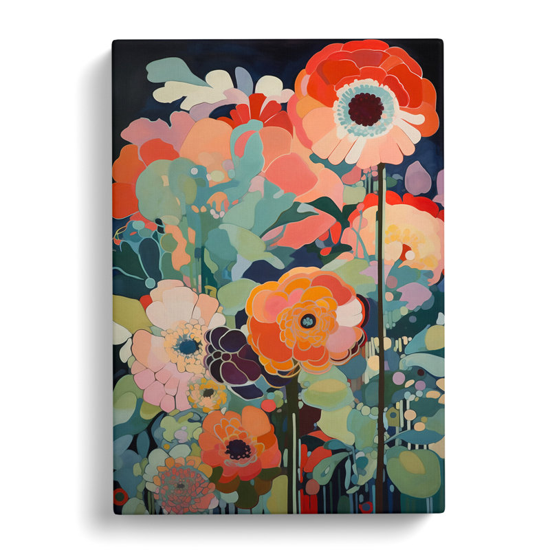 Mixed Flowers Vol.1 - Wrapped Canvas, 60cm H x 40cm W x 3cm D