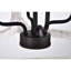 Lustre lumineux de style moderne campagnard 14 pouces Valeria