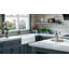 Luxury 33" L x 20" W Double Basin Undermount Kitchen Sink with Basket Strainer-83677490