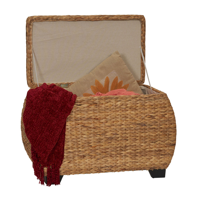 Natural Woven Box, Light Tan