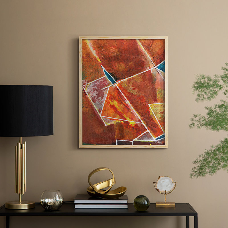 PrimaryConnectionII Framed Print - Solid Wood, 11" H x 9" W