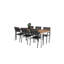 Stutz 6 - Person Acacia Rectangular Solid Wood Patio Dining Set