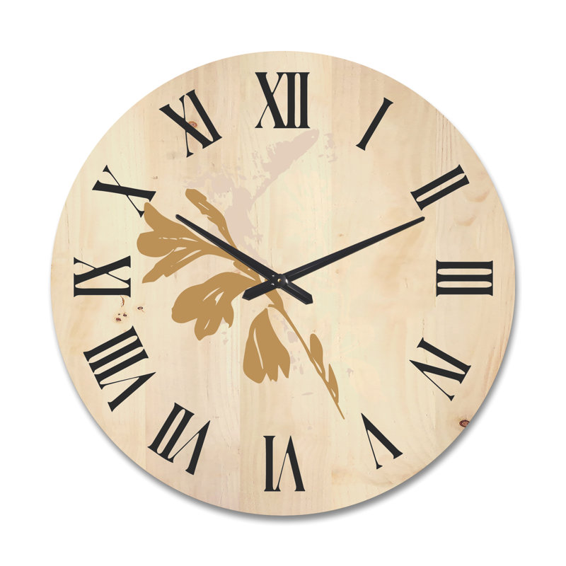 Horloge murale Minimal Botanical Design, Grand