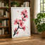 Moonlit Cherry Blossom Japandi - Wrapped Canvas-1306390455-1306390443