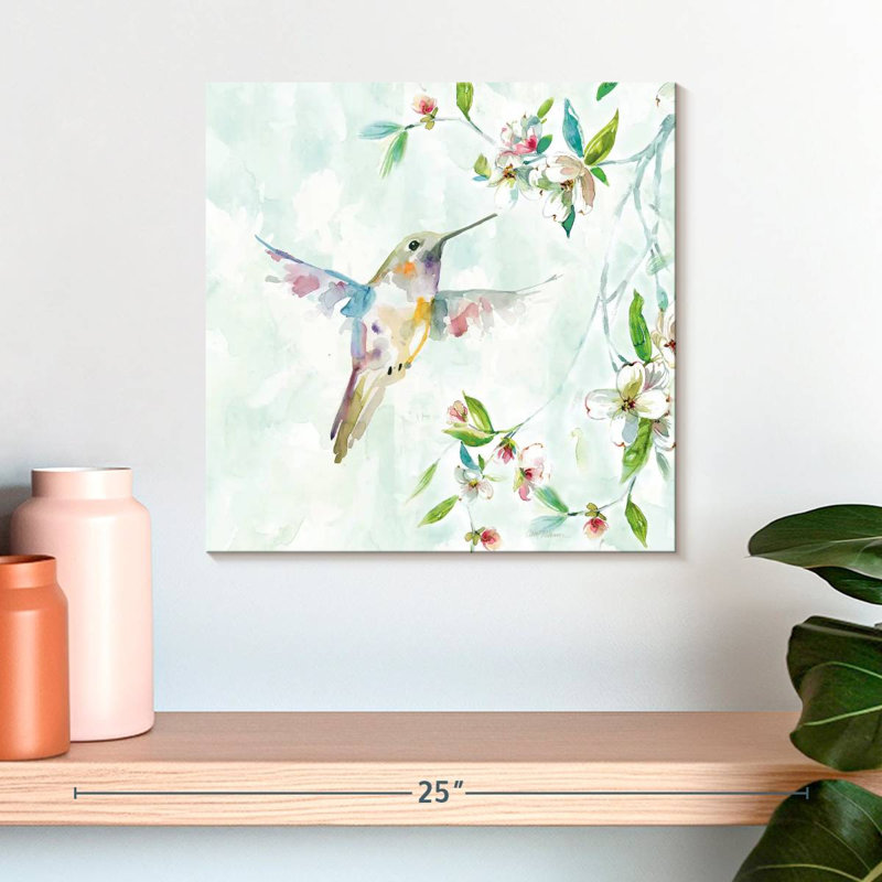 Brampt Delicate Hummingbird I, 10" H x 10" W