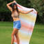 Serviette de plage en coton turc Rainbow-69531079