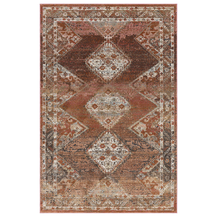 Anthonyville Traditional Persian Rust Rug