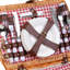BROWN PICNIC BASKET 4 SERVES