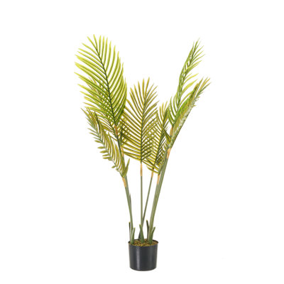 Faux Dictyosperma Tree in Pot