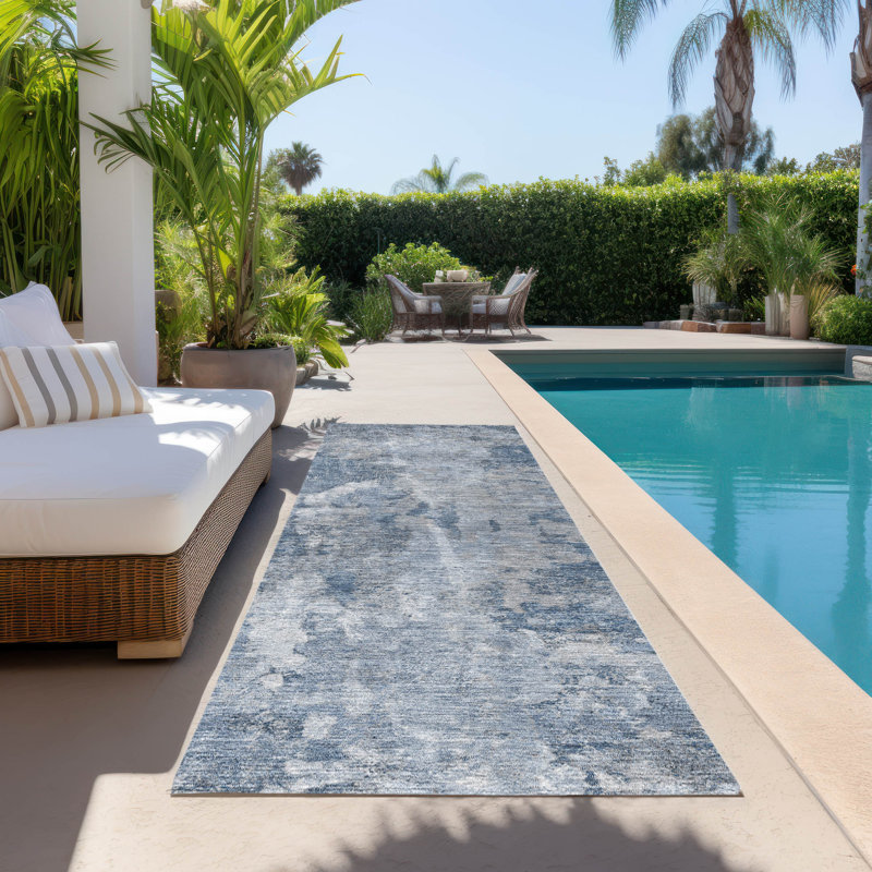 Tapis intérieur / extérieur Frostley, Tapis de couloir 2 pi 3 po x 7 pi 6 po