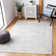 Tapis ivoire / turquoise Dickson
