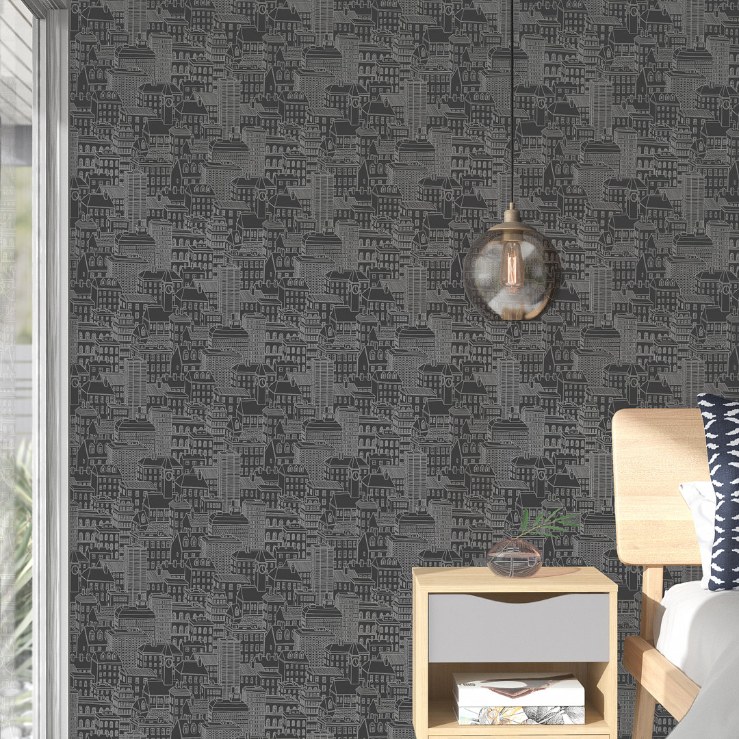 Eclipse 33' x 20.5" Smooth Wallpaper Roll Brewster Home Fashions 