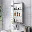 Medicine Cabinet With Mirror Aluminum Bathroom Adjustable Shelf Wall Mounted Or Successed