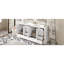 Spacieux meuble-lavabo blanc 72 po avec lavabo en résine, style Shaker moderne