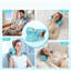 Coussin de massage du cou pour soulager la douleur des tissus profonds, 3 modes réglables, tendeur de cou portable avec chaleur, masseur d'épaule ergonomique 26 °