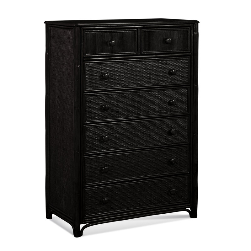 Summer Retreat 38'' W 7 - Drawer Dresser, Black