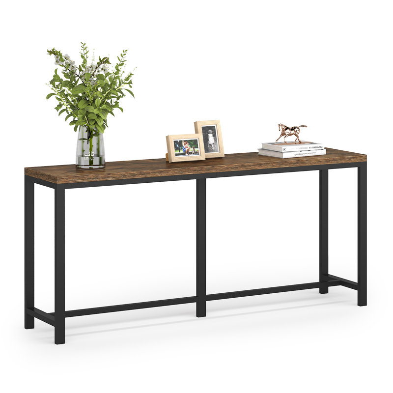 Heeter 71'' Console Table, Brown