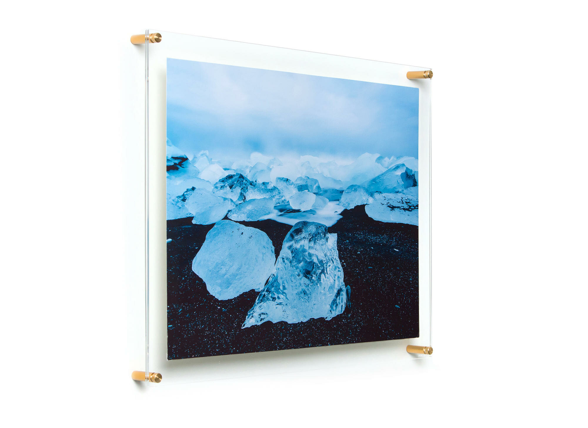 Wexel Art 19x23 Double Panel Floating Acrylic Frame for 16x20 Photo